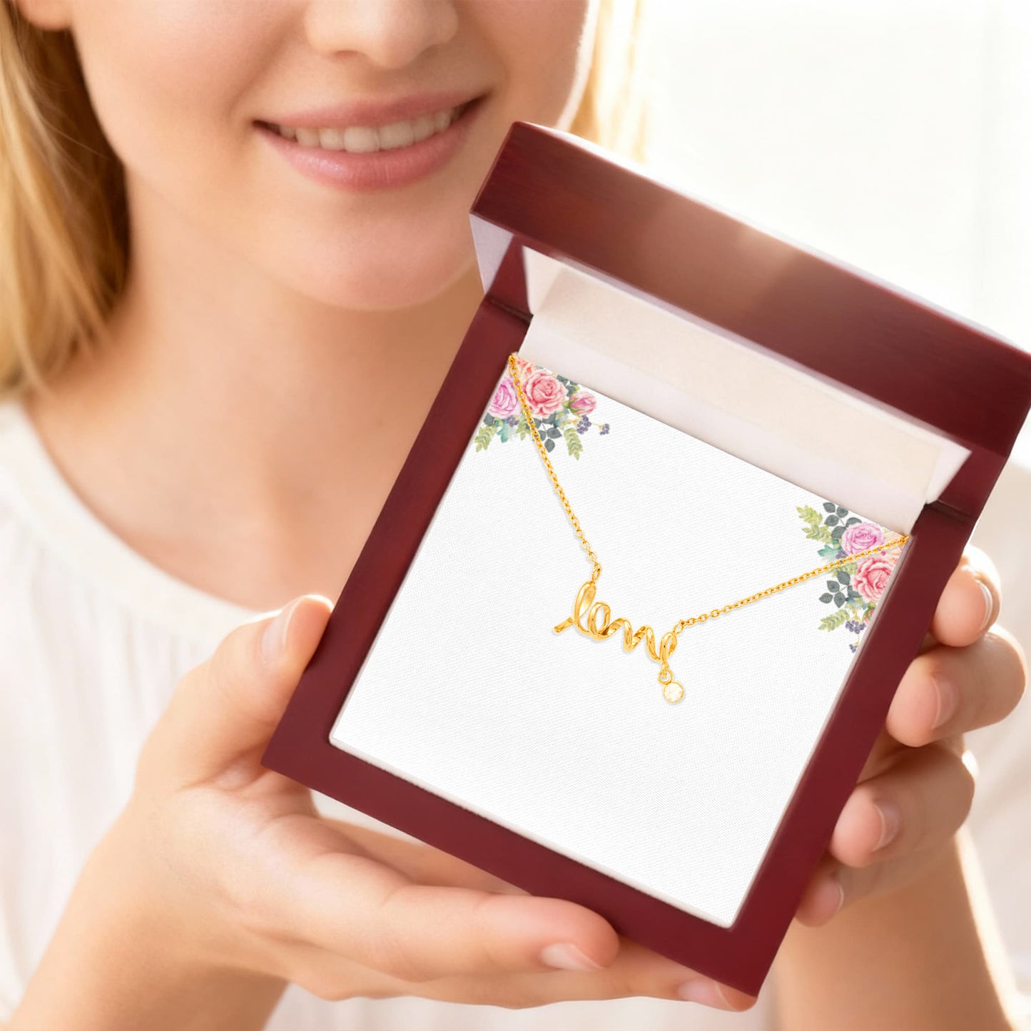 Scripted Love Necklace