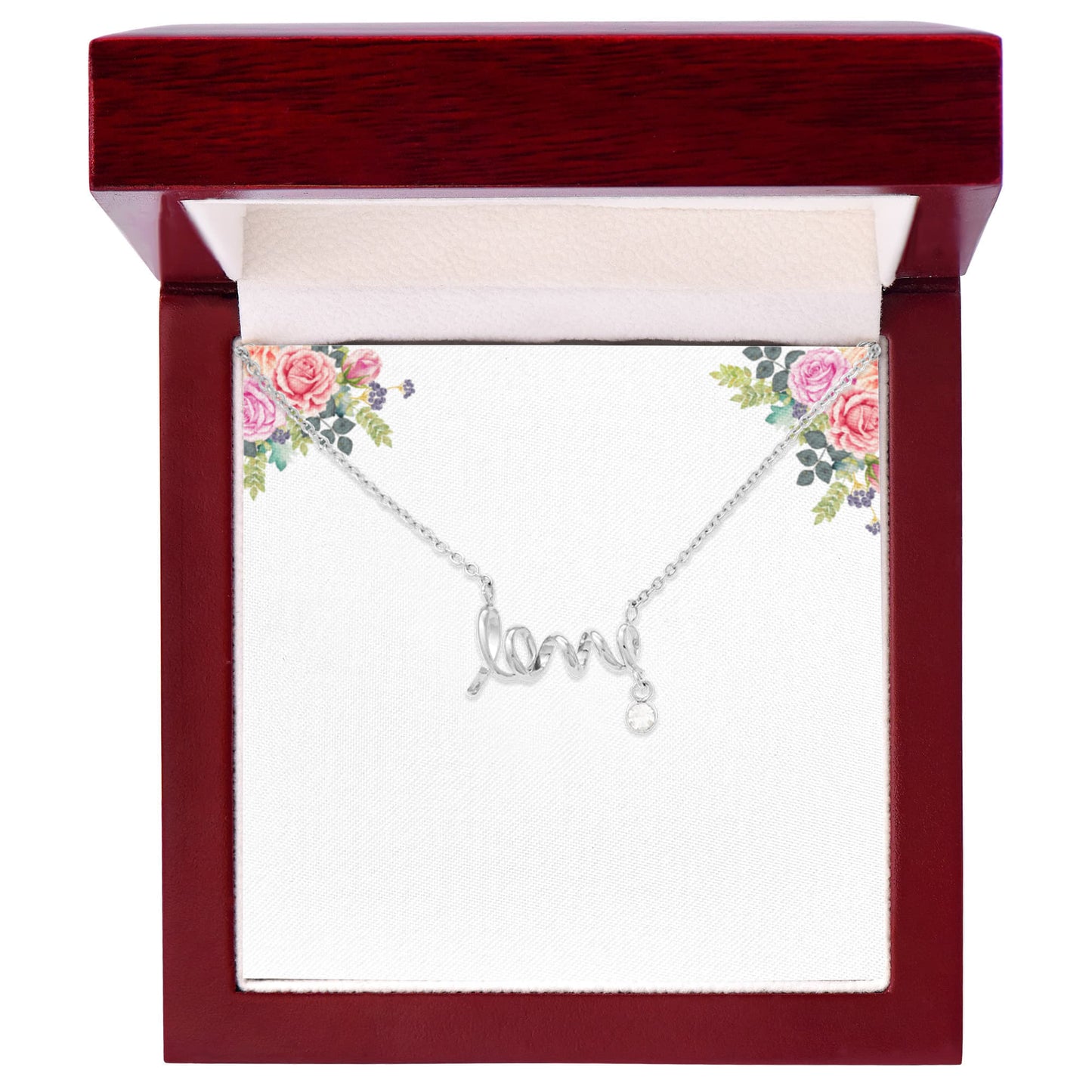 Scripted Love Necklace