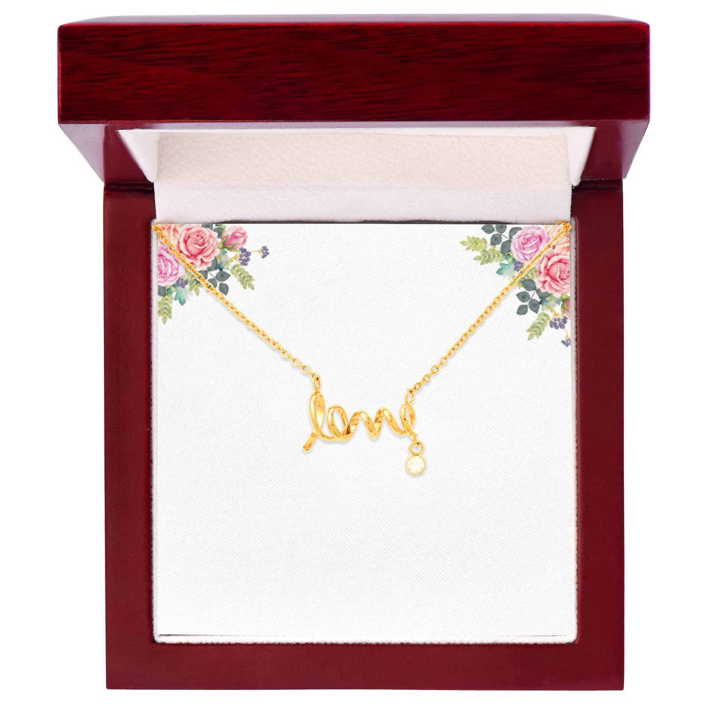 Scripted Love Necklace