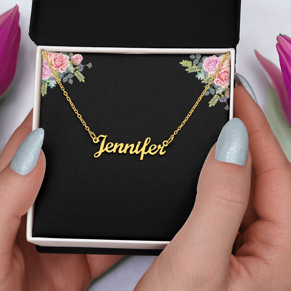 The Cursive Custom Name Necklace