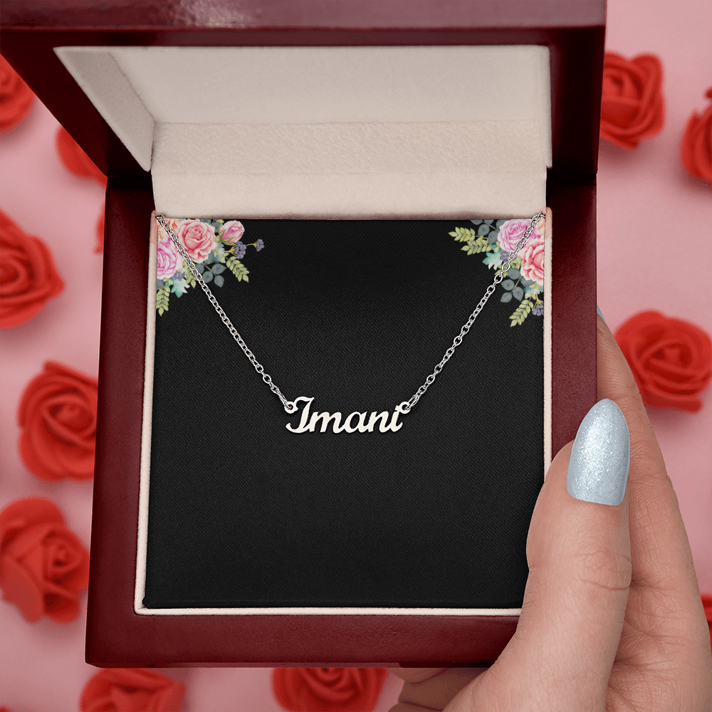 The Cursive Custom Name Necklace