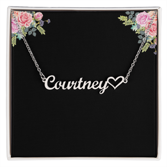 Heart Name Necklace