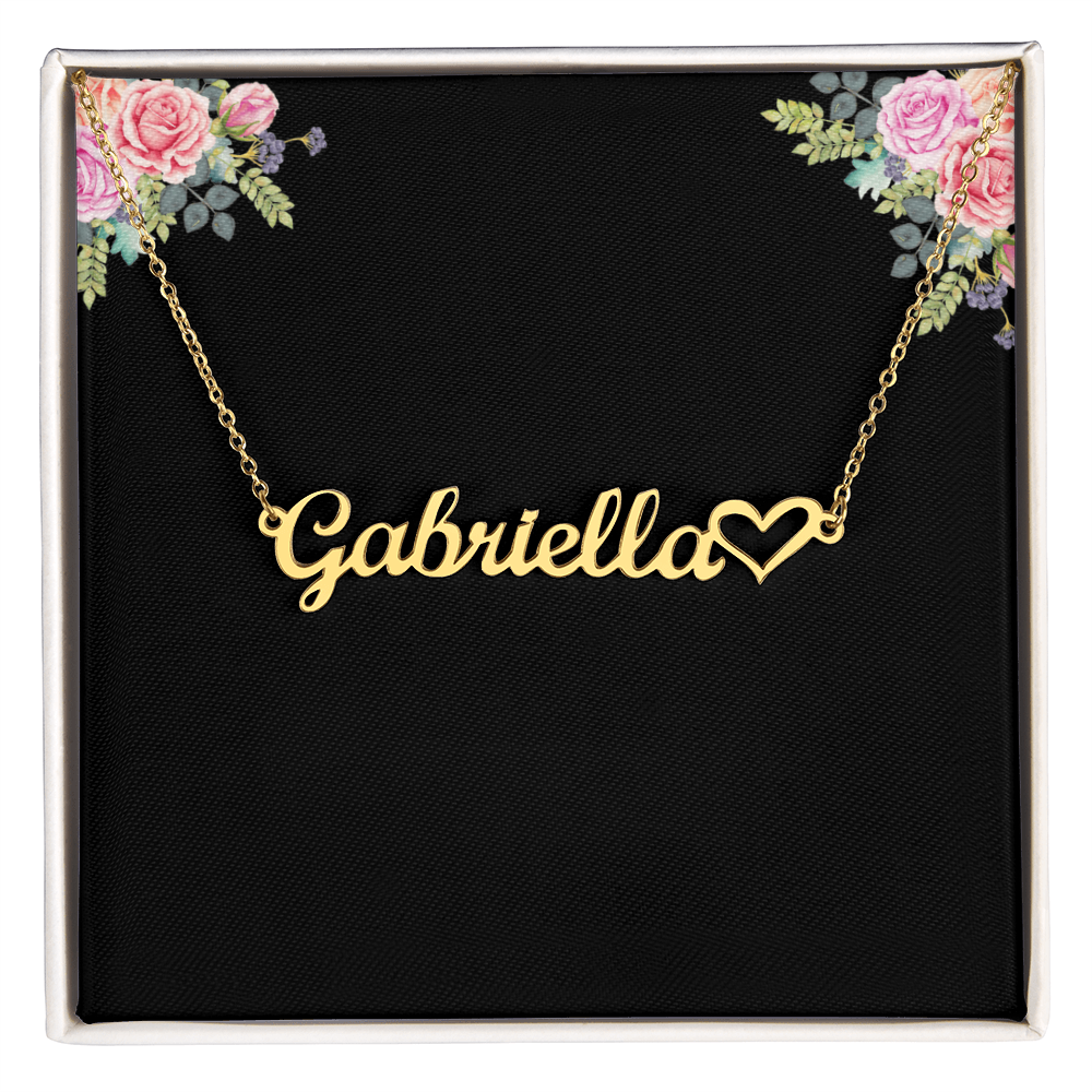 Heart Name Necklace