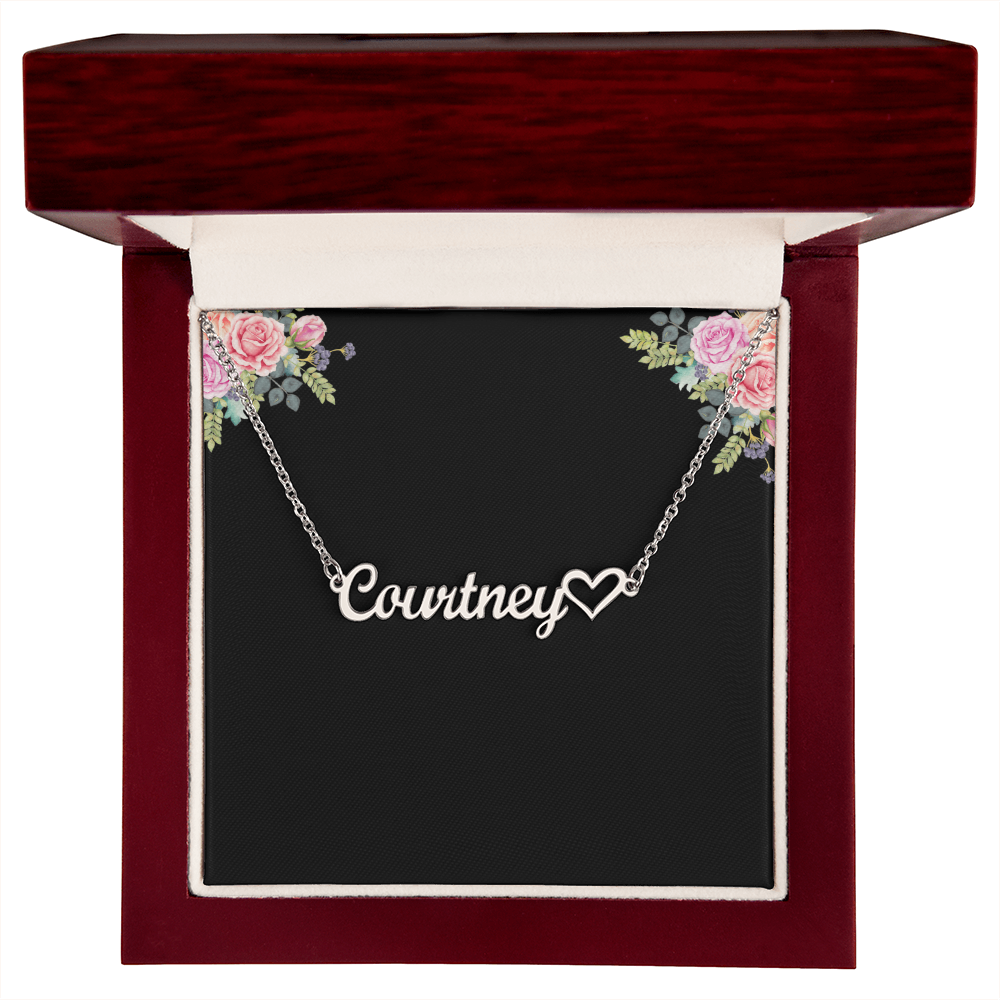 Heart Name Necklace