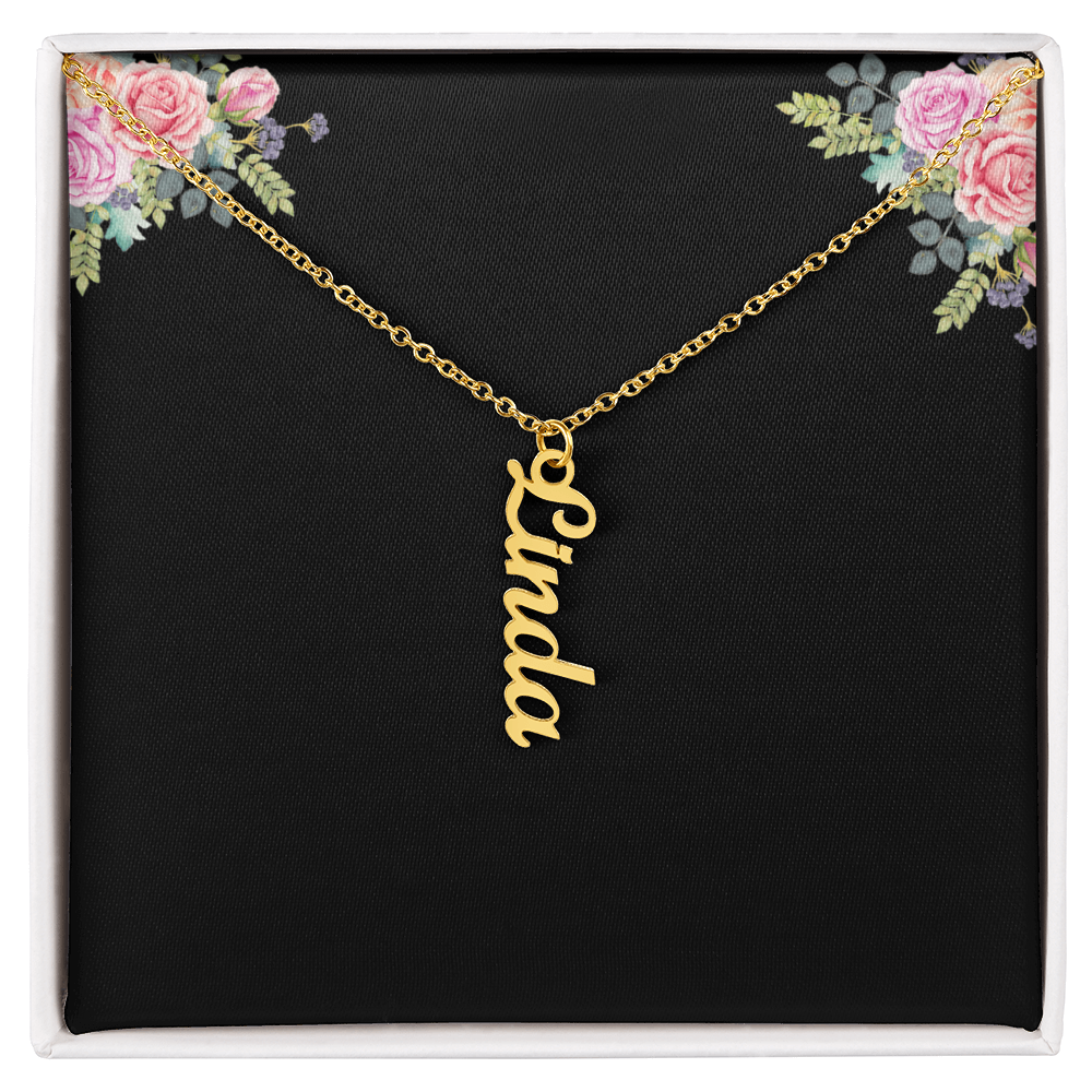 Personalized Vertical Multiple Name Necklace