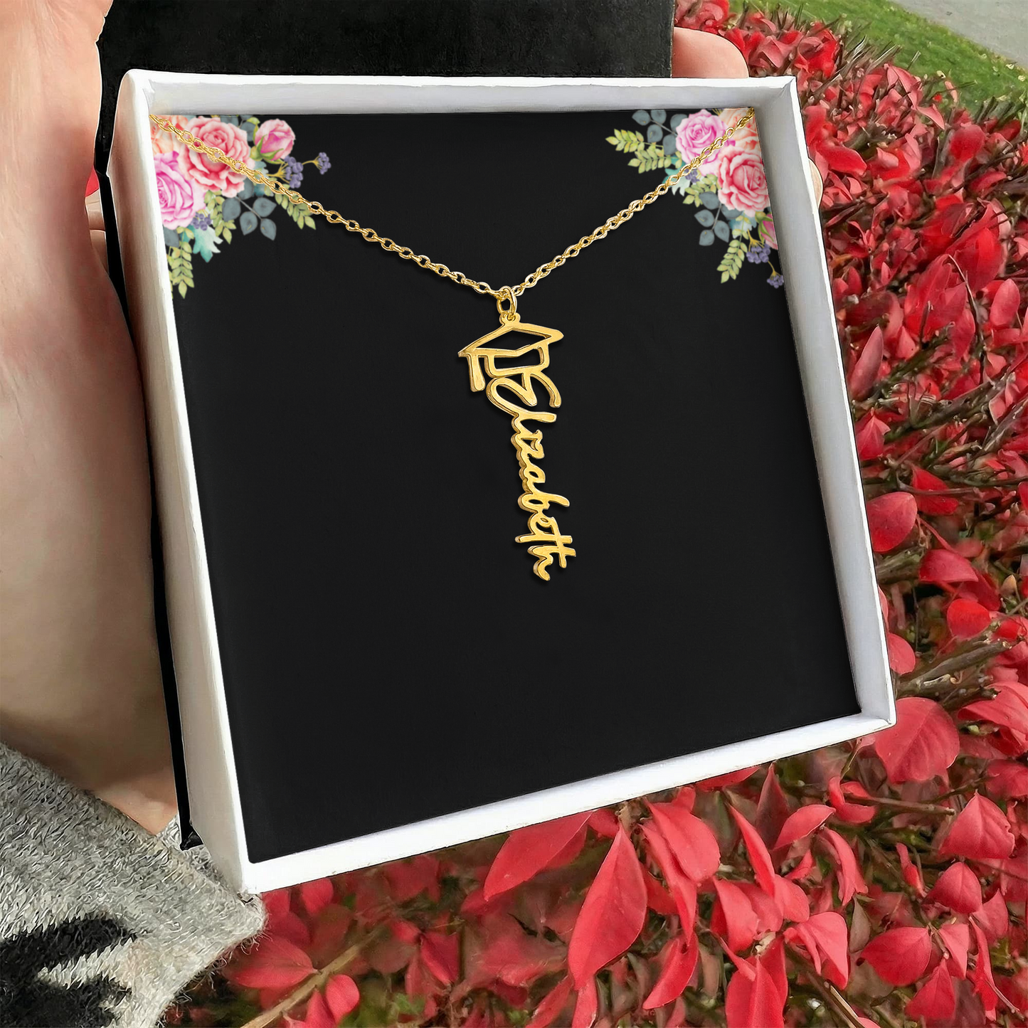 Graduation Name Necklace